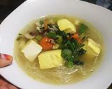 Foto langkah ke 4 dari resep Sup Soun Tahu Kuning.