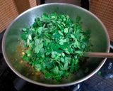 A picture of step 3 of Moringa Leaves and Potato Subzi.