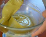 A picture of step 12 of No-Bake! Matcha Chocolate Cheesecake.