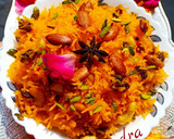 मीठे पुलाव/जर्दा पुलाव (meethe pulao / zarda pulao recipe in Hindi) रेसिपी चरण 6 फोटो