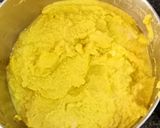 A picture of step 1 of Piyaz Koli (Onion Flower Stalks) Bhela Bhaja.