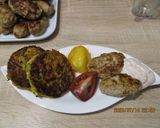 Cukkinis répa röszti görögös fasírttal recept fázis 5 fotója