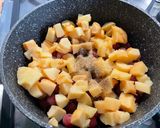 Une image de l'étape 4 de Compote de coings et groseilles à la vanille.