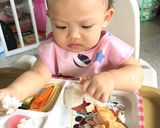 รูปขั้นตอนการทำที่ 7 ของ ปลาแซลม่อนทอด (อาหารเด็ก/ก่อนขวบไม่ใส่เครื่องปรุง)
