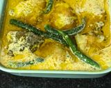 A picture of step 6 of Doi Shorshe Katla Carp in the Yoghurt and Mustard Pastes Gravy.