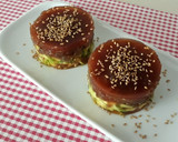 Foto del paso 7 de la receta: Tartar de atún y aguacate con gelatina de tomate