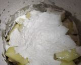 A picture of step 1 of Vegan raw mango cheese cup cakes.
