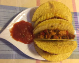 Foto del paso 4 de la receta: Nachos con pollo y verduras salteadas