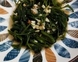 Foto langkah ke 5 dari resep Tumis Morning Glory Khas Vietnam (Rau muống xào tỏi).