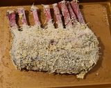 A picture of step 3 of Lamb Chops with Mustard and Parmesan.