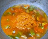 A picture of step 8 of Kerala style varutharacha sambar.