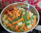 A picture of step 1 of Beef Stew 🥣🍞.