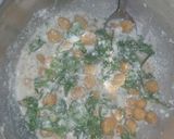 A picture of step 3 of Sweet Potato Chana Oil Free Chat.