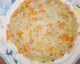 A picture of step 4 of Carrots noodles.