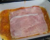 Foto del paso 6 de la receta: Lasaña de pollo jamón y queso