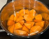 A picture of step 4 of Traditional Sweet Potato and Ginger Soup.