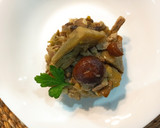 Foto del paso 4 de la receta: Cabeza de lomo de cerdo 🐷 con setas y alcachofas 🍽️🍄