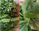 A picture of step 1 of Methi Palak And Amaranth Saag.