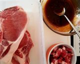A picture of step 1 of My Marinated Pork chops so yummy ☺️.