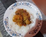A picture of step 4 of Marinated chicken stew with potatoes.