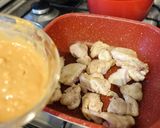 A picture of step 4 of Grilled chicken with garlic miso.