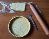Foto del passaggio 4 della ricetta Crostata con panna cotta ai mirtilli