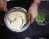 ફુદિનાં  ની સેવ(Mint Sev Recipe in Gujarati) રેસીપી સ્ટેપ2ફોટો
