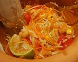 A picture of step 1 of Thai Spicy Salad (vegan), Som Tam.