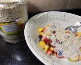 Foto del paso 6 de la receta: Postre saludable con frutas de estación, avena y algo más (1)