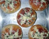 Foto langkah ke 8 dari resep Chicken Korean garlic cheese bread.