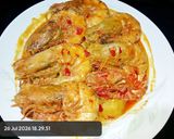 Foto langkah ke 8 dari resep Gulai Udang Kentang.