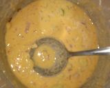 A picture of step 1 of Besan ka(gram flour) chilla.