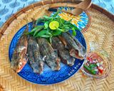 Hình bước làm 5 của món Cá Tắc Kè nướng mọi