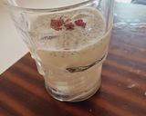 A picture of step 3 of Instant Gulkand thandai.