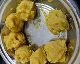 A picture of step 1 of Puran Poli.