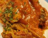 Foto del paso 6 de la receta Alcachofas al Wok con Panceta y Morcilla Patatera en Salsa de Tomate