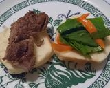 Foto del paso 7 de la receta: Bife ancho con ensalada de radicheta y zanahoria