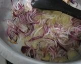 A picture of step 3 of Meatball curry in coconut #ThemeChallenge.