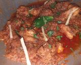 A picture of step 5 of Jhatpat Chicken masala karahi.