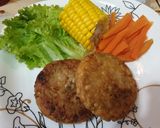 Foto langkah ke 7 dari resep #18.Steak TEMPE_Vegetarian Steak with Blackpaper sauce👩‍🍳.