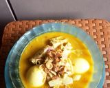 Foto langkah ke 4 dari resep Opor nangka muda telur bulat.