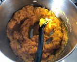 A picture of step 3 of Smoky Pumpkin Soup with Cheddar.