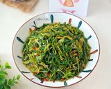 Foto langkah ke 6 dari resep Tumis Pakis Bunga Pepaya Ala Manado.