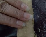 A picture of step 3 of Chocolate walnut cigar.