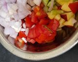 A picture of step 3 of Apple  Chatpata  mix veg  salad.