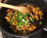 Une image de l'étape 7 de Pommes de terre au fond de veau et légumes du jardin.