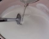 Foto del paso 3 de la receta: Panna cotta a base de menta a acompañado de un coulis de jamaica
