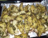 A picture of step 8 of Spiced baked sweet potatoes #newauthorchallenge.