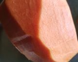 A picture of step 1 of Papaya plastic chutney.