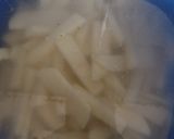 Foto del paso 1 de la receta: Papas, batatas y zanahorias fritas con huevo revuelto 🤤